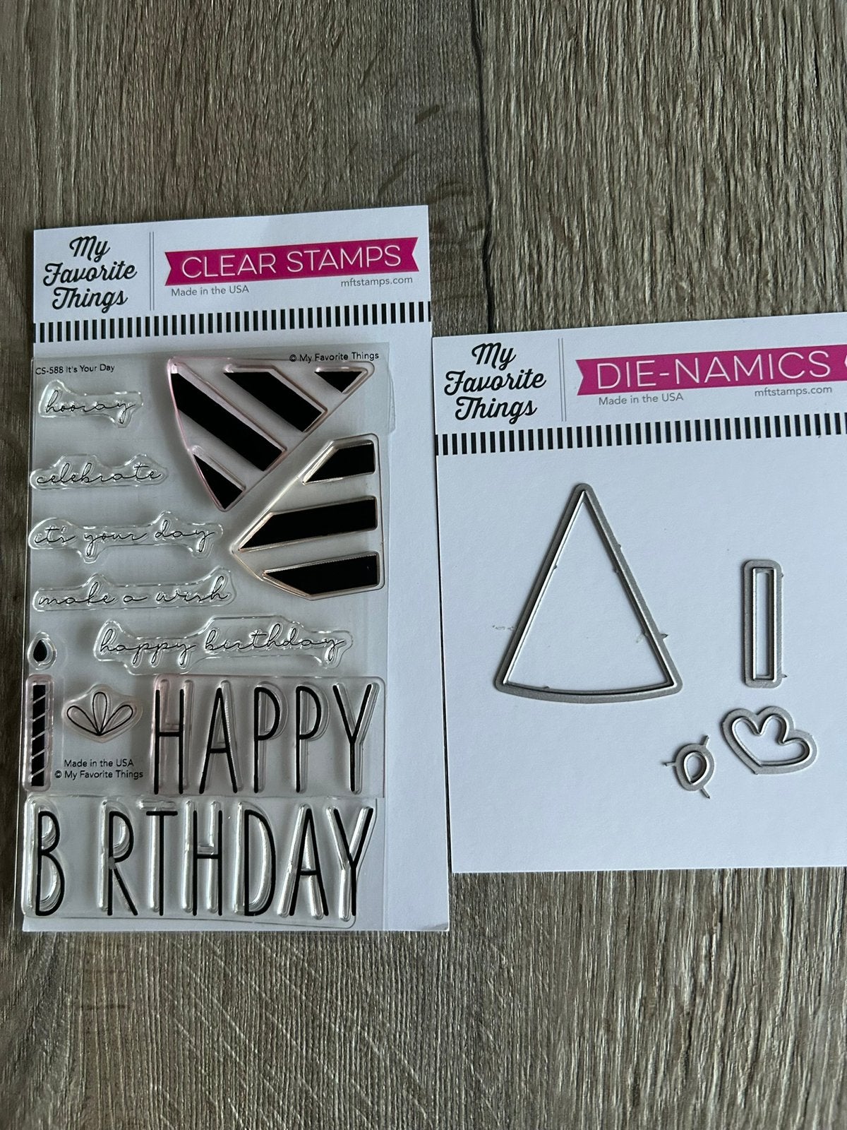 My Favorite Things it’s your day stempel en die-namics, Ophalen of Verzenden, Zo goed als nieuw, Overige thema's, Pons of Mal