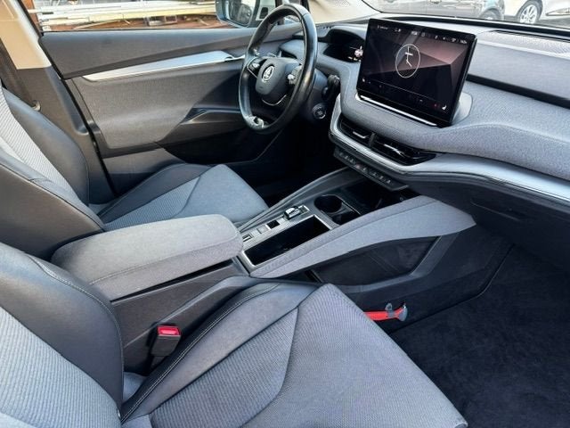 Skoda Enyaq iV 60 1e Eigenaar SOH 91,6% Airco/ECC,Navigatie,, Auto's, Automaat, Dealer onderhouden, Achterwielaandrijving, Gebruikt