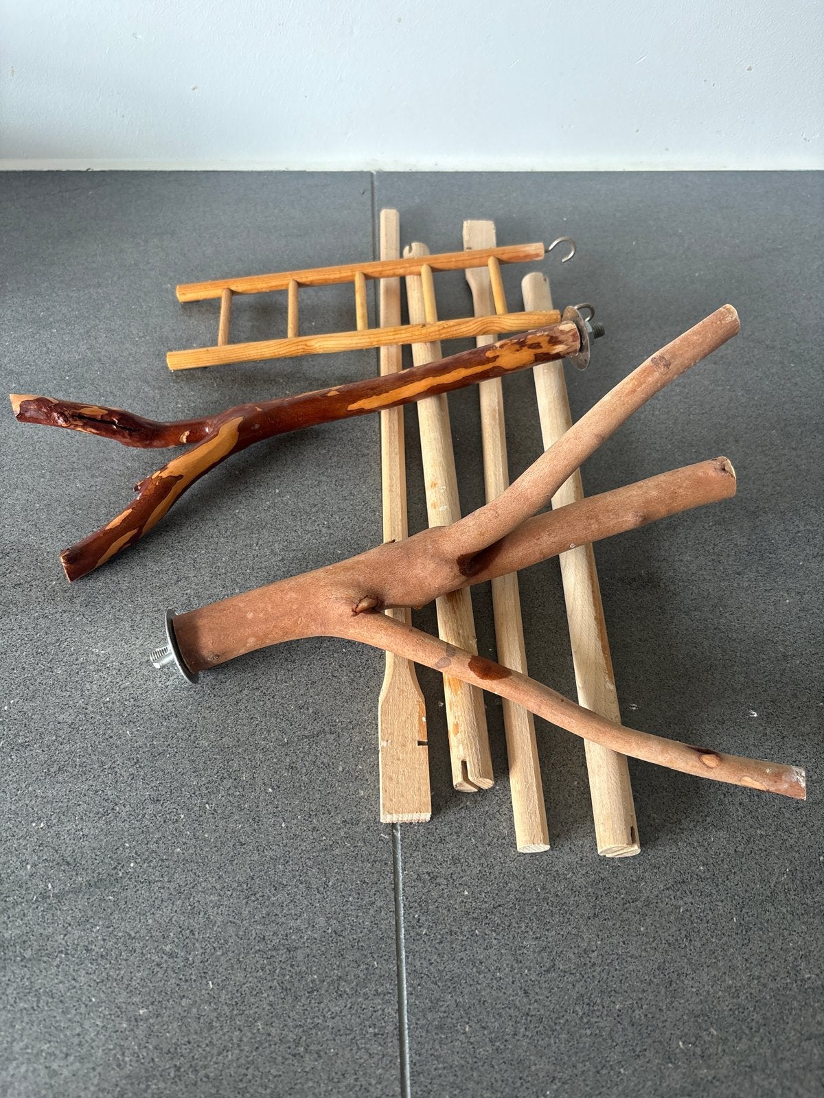 Vogelkooi stokken en waterbadje, Ophalen, Kooi-accessoires