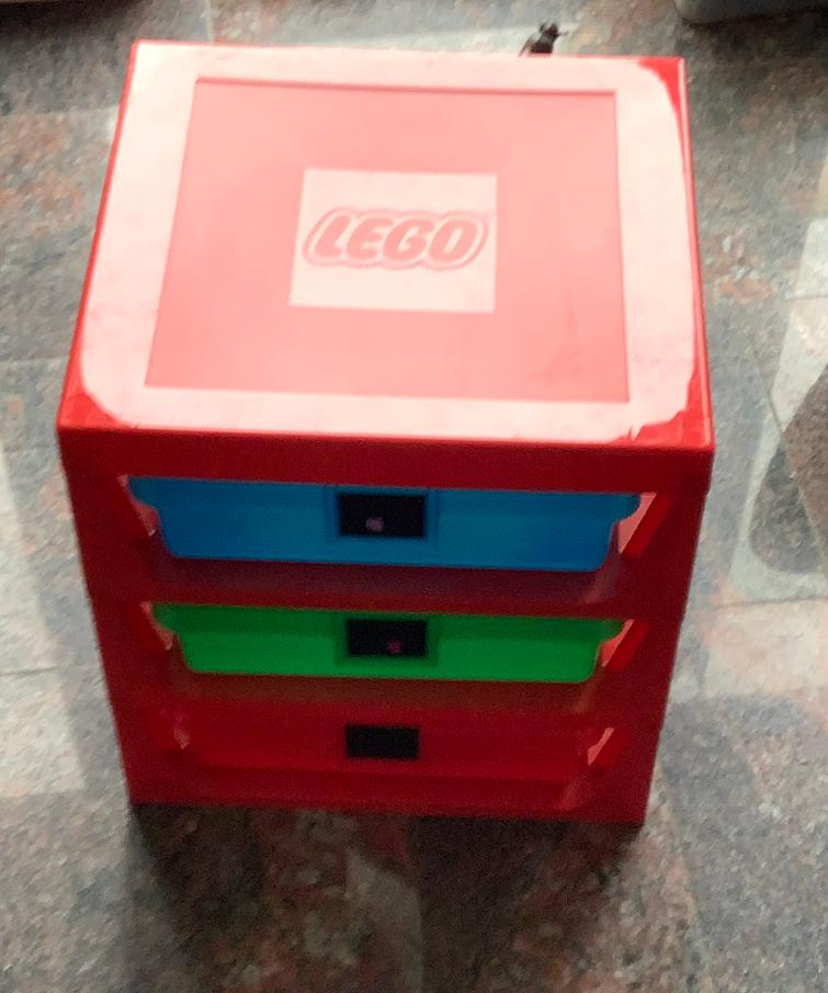LEGO - Opbergrek met 3 Lades - Polypropyleen, Ophalen of Verzenden