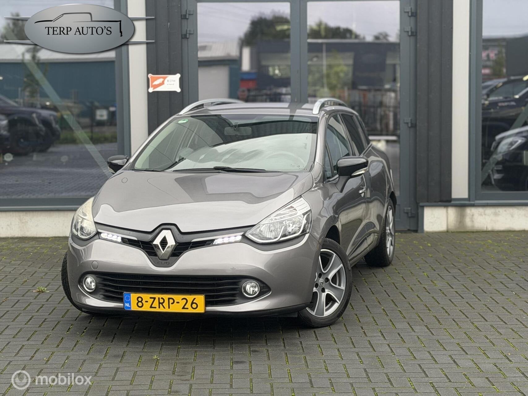 Renault Clio Estate 0.9 TCe Dynamique Trekhaak, Auto's, Voorwielaandrijving, Stof, Zwart, Origineel Nederlands