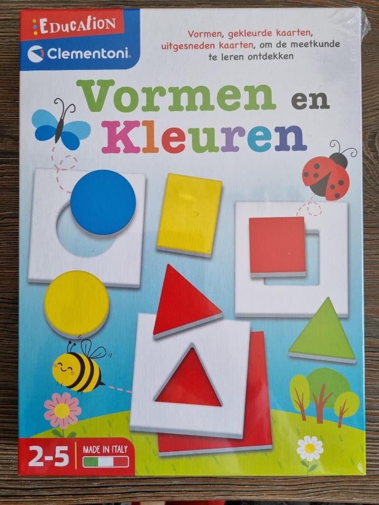 Clementoni Vormen en Kleuren, Ophalen of Verzenden, Nieuw, Bouwen