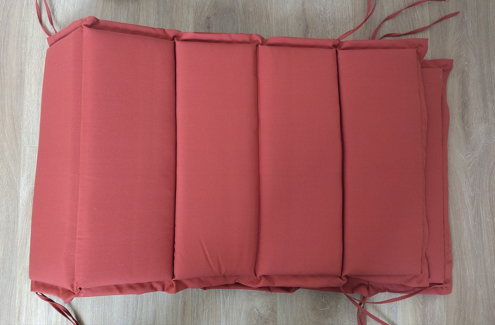 Rood tuinkussen voor ligstoel, Tuin en Terras, Ophalen, Zo goed als nieuw