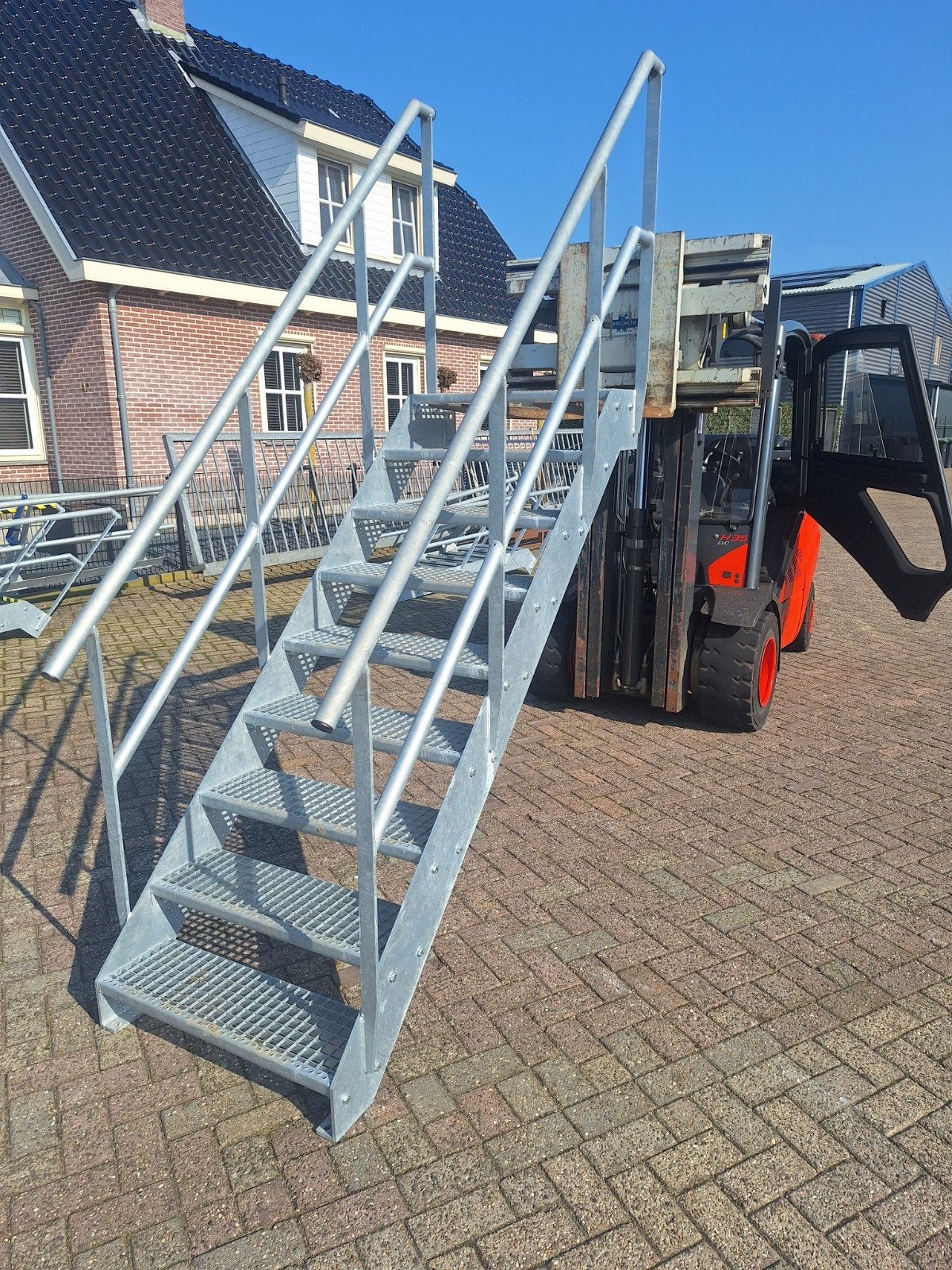 Stalentrappen drie stuks, Ophalen of Verzenden, Zo goed als nieuw, Trap, Minder dan 2 meter