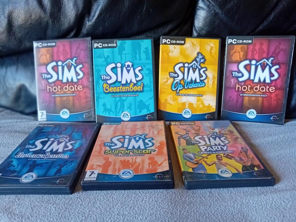 7 SPELLETJES " THE SIMS " VOOR DE PC COMPUTER  €5 PER STUK, Spelcomputers en Games, Games | Pc, 1 speler, Ophalen of Verzenden