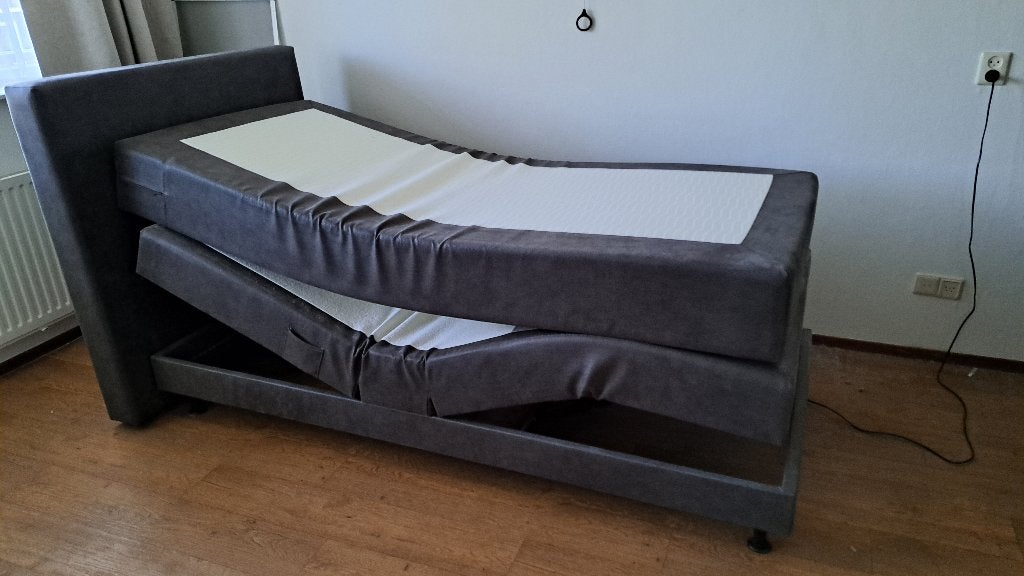 Elektrisch verstelbaar boxspring bed 90x200