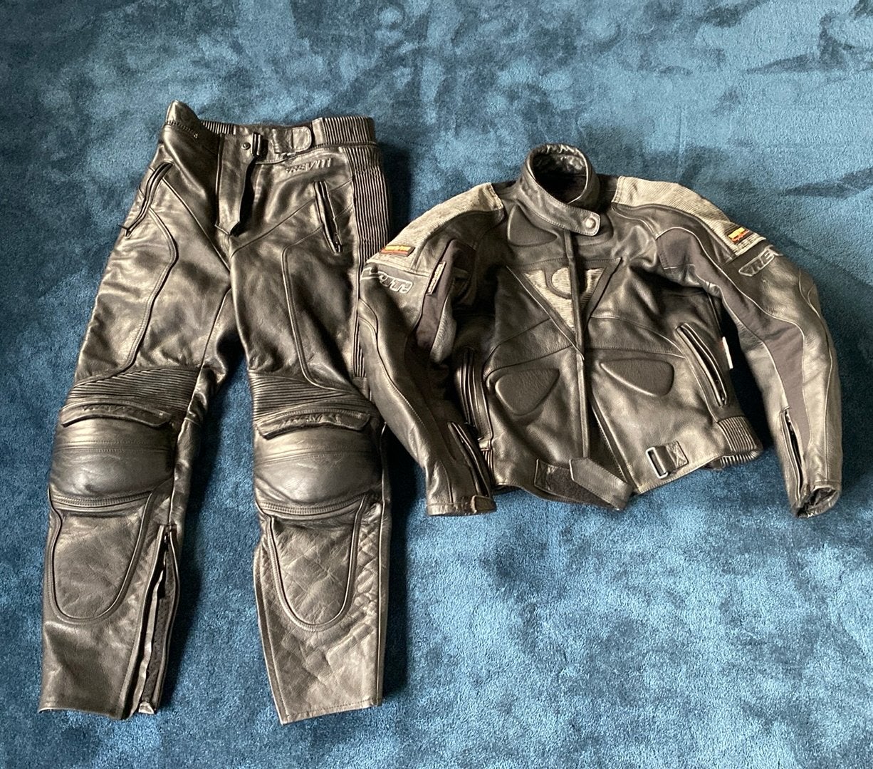 Stoer leren motorpak dames Rev’it! mt 38, Ophalen, Tweedehands, Dames, Combipak