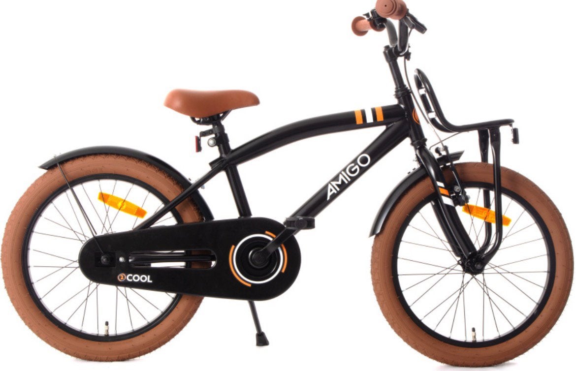 Amigo 2Cool 18 inch fiets, Terugtraprem, 16 tot 20 inch, Ophalen of Verzenden, Zo goed als nieuw