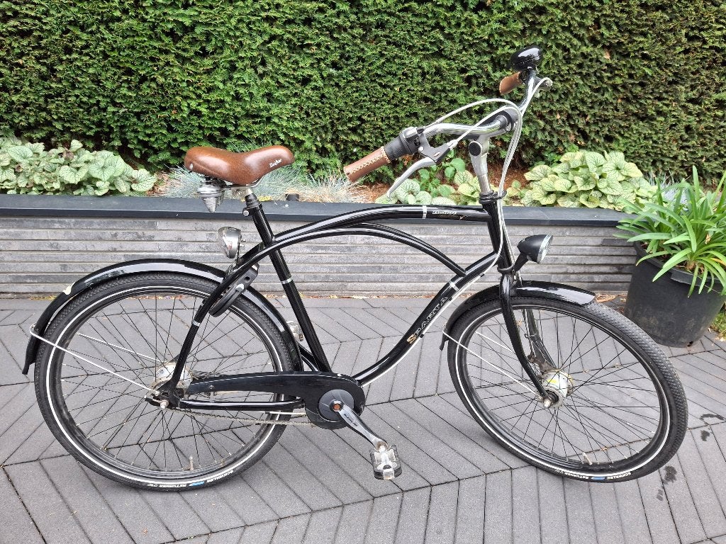 Herenfiets Sparta Bullet Blackline, Ophalen, Zo goed als nieuw, Sparta, Versnellingen
