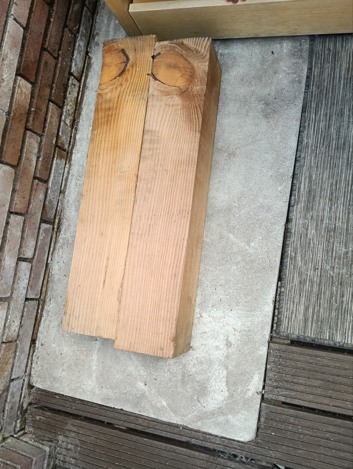 Robuuste houten balk 77x15 cm, Doe-het-zelf en Verbouw, Hout en Planken, Ophalen of Verzenden