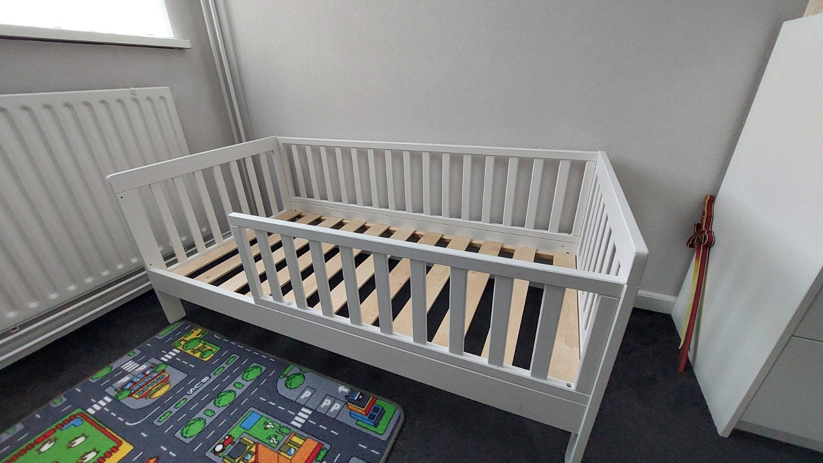 Petit Amelie peuterbed met lattenbodem - Zo goed als nieuw, Ophalen, 70 tot 85 cm, 140 tot 160 cm, Zo goed als nieuw