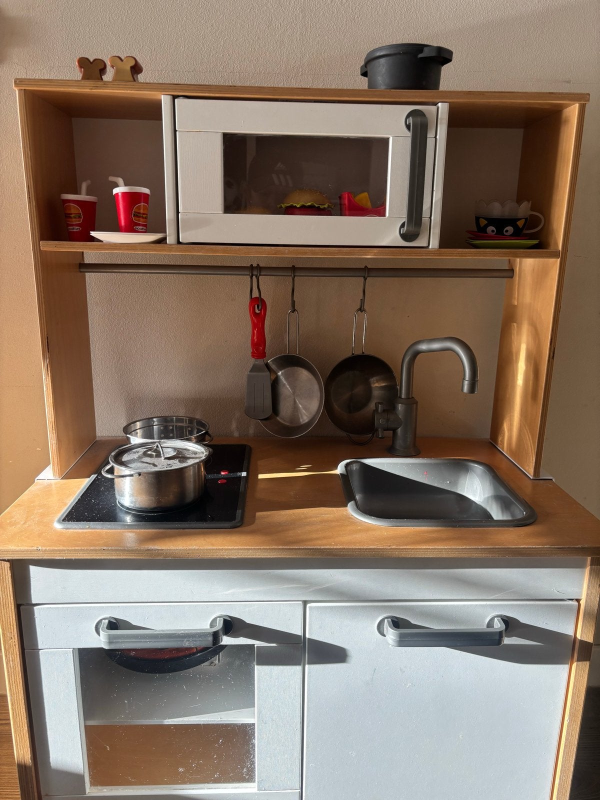 IKEA duktig Speelkeuken met uitgebreide accessoires, Ophalen, Gebruikt, Hout, Speelkeuken