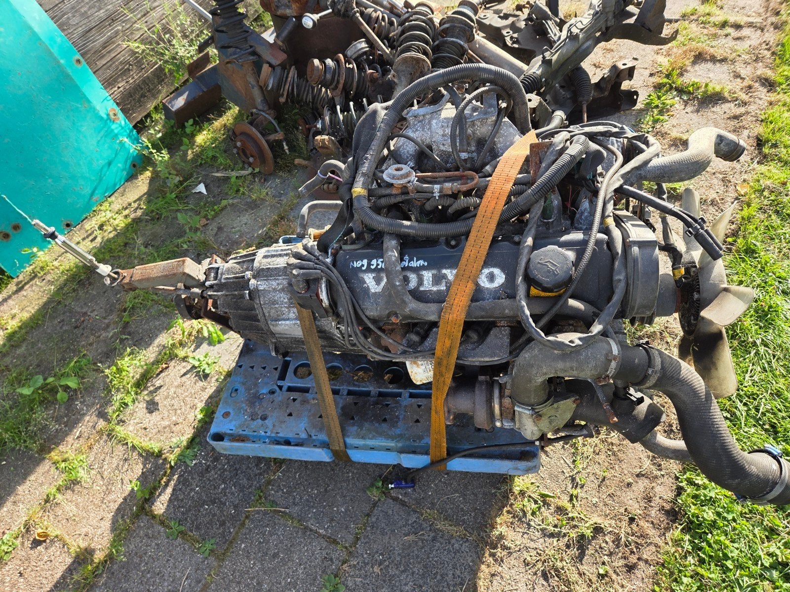 volvo 940 2.3 turbo motor + versnellingsbak, Ophalen, Gebruikt, Volvo