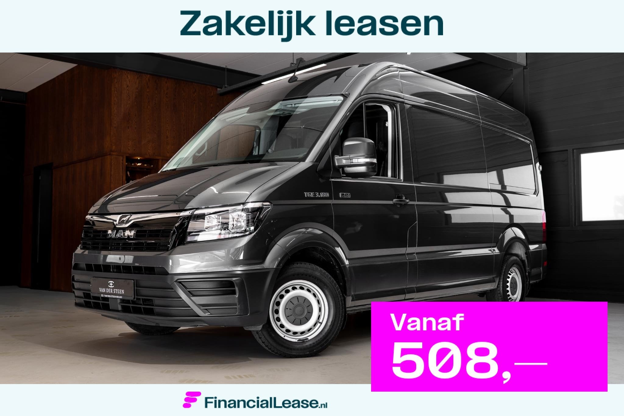 MAN TGE 35 2.0 Standaard L3H2 4x4 | Geveerde stoelen | Apple, Automaat, Stof, Gebruikt, Euro 6