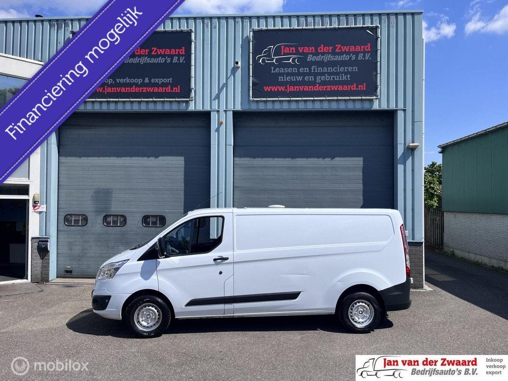 Ford Transit Custom 290 2.0 TDCI Lange uitvoering Ambiente 3, Auto's, Voorwielaandrijving, Euro 6, 4 cilinders, Wit