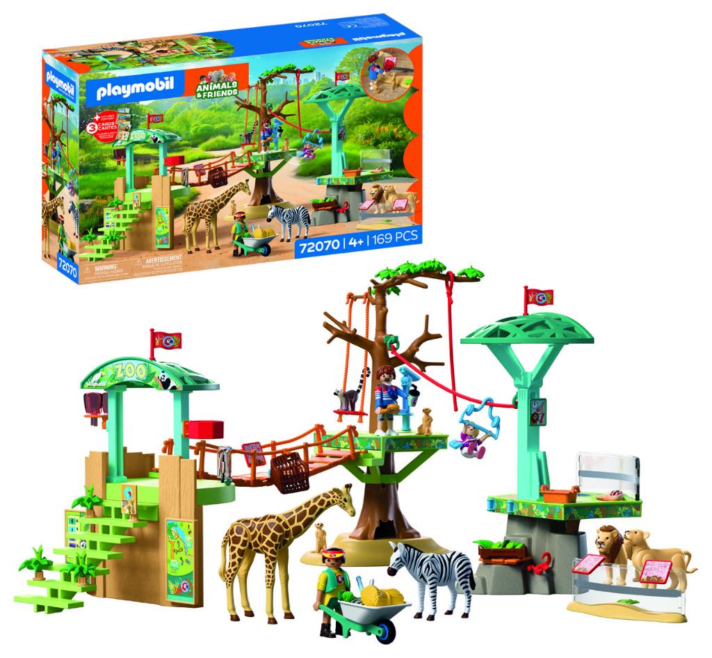 PLAYMOBIL 72070 Dierentuin Wildernis Klimpark 169 delig, Ophalen of Verzenden, Nieuw, Complete set