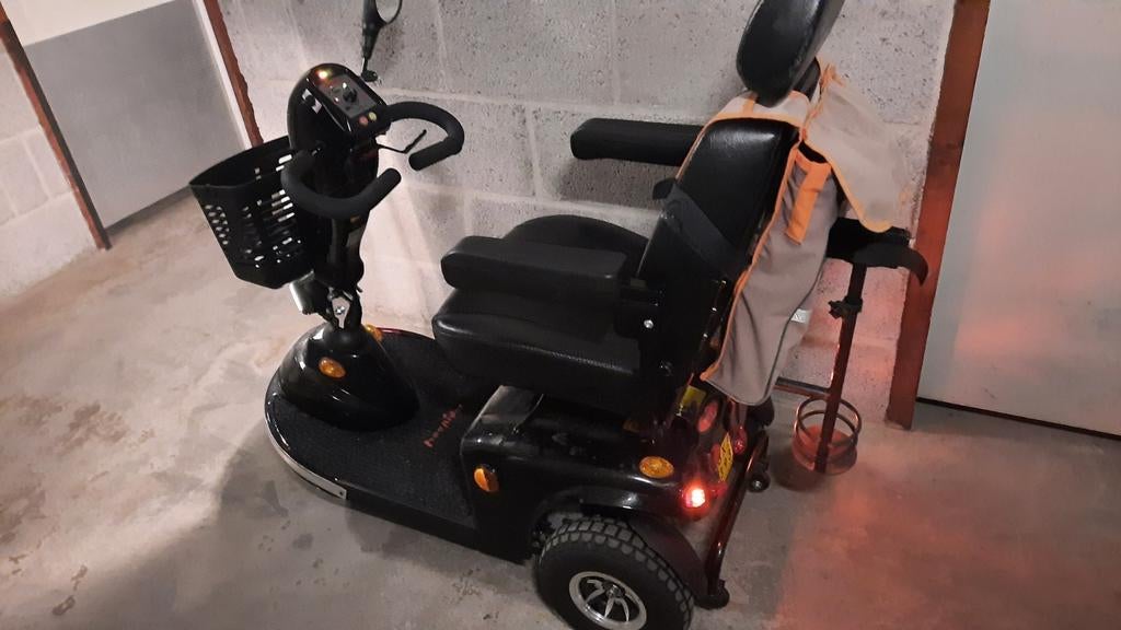 Scootmobiel Panther 3S zwart, Diversen, Brommobielen en Scootmobielen, Ophalen, Gebruikt, 36 t/m 45 km, Mango