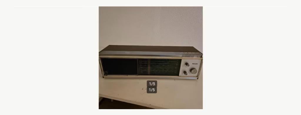 Philips Tafel Radio Type 22RB292., Antiek en Kunst, Ophalen