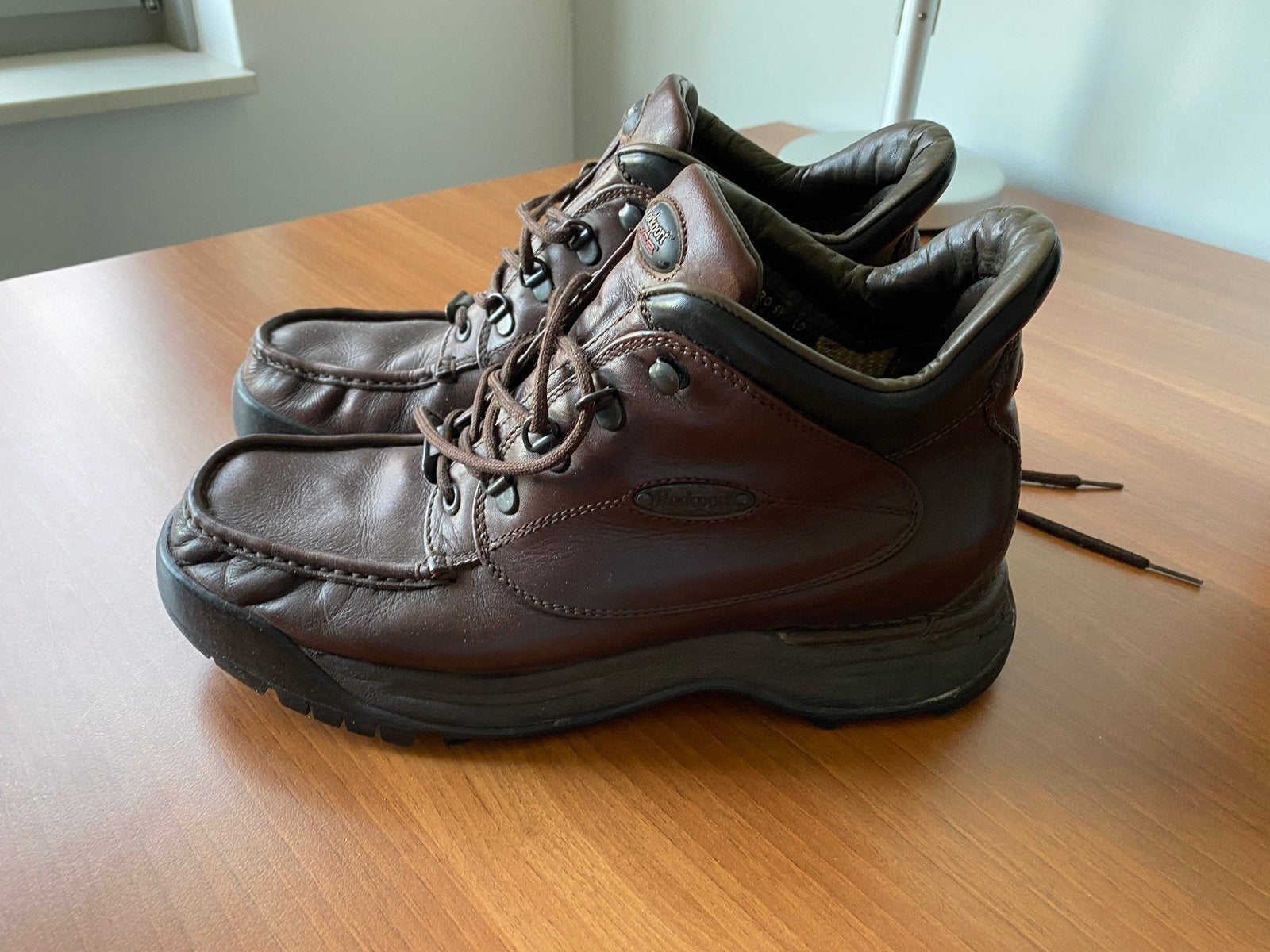 Heren wandelschoenen bruin leer Rockport 43, Ophalen of Verzenden, Zo goed als nieuw, Bruin, Wandelschoenen of Bergschoenen
