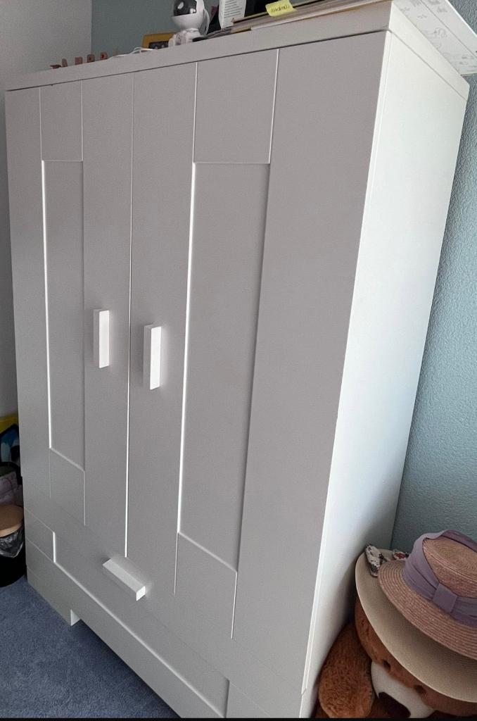 Kinderkleding kast wit, Ophalen, Kast, 50 tot 70 cm, 105 cm of meer