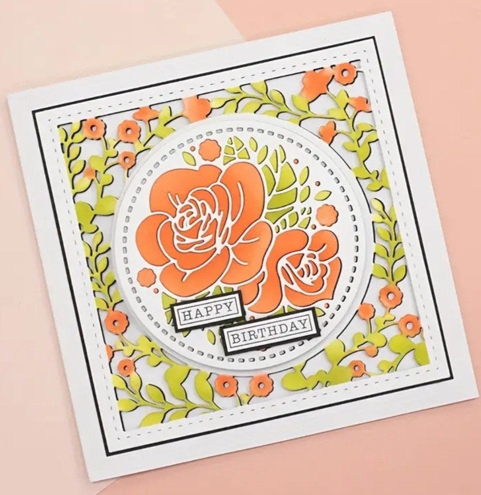 Nieuw snijmal frame roos, Ophalen of Verzenden, Nieuw, Overige thema's, Pons of Mal