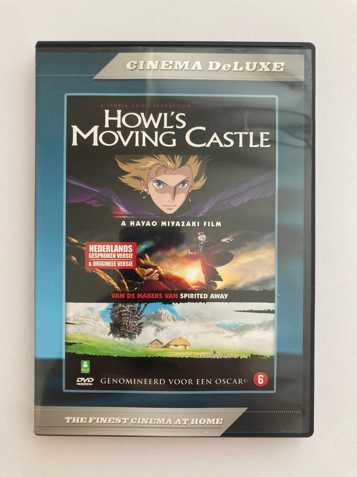 Howl’s Moving Castle, 2004 / DVD / Cinema DeLuxe versie, Tekenfilm, Anime (Japans), Nederlands, Zo goed als nieuw