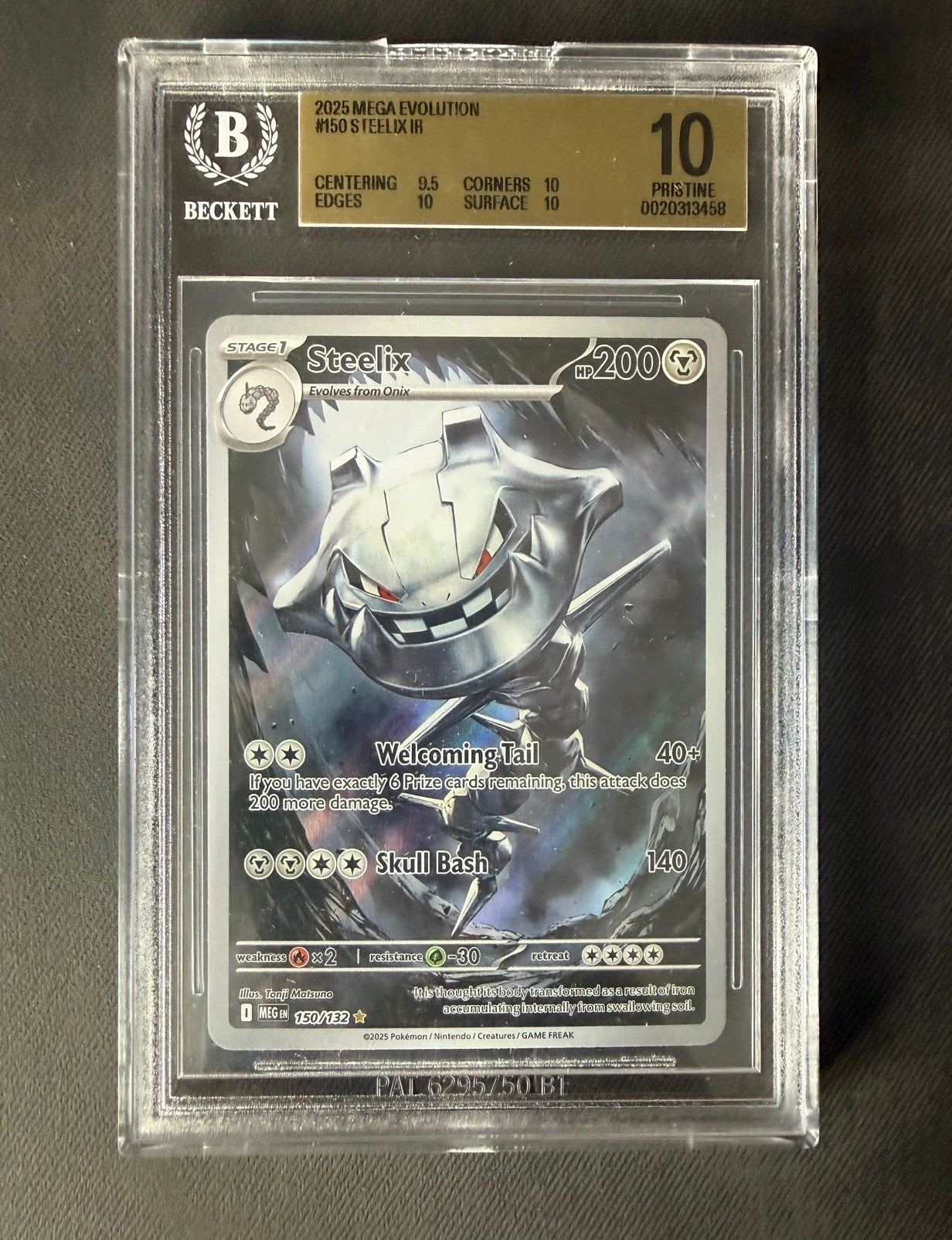 Steelix #150 BGS Pristine 10, Ophalen of Verzenden, Nieuw