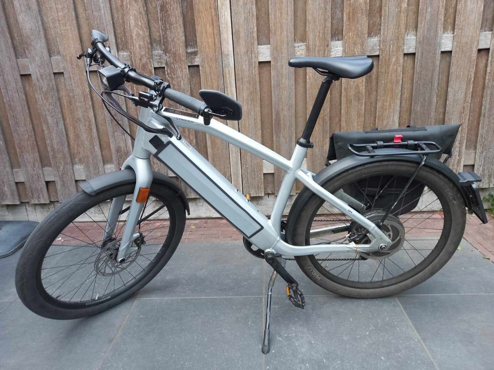Stromer ST1 Speed Pedelec - 2022 - maat L - zilvergrijs, Fietsen en Brommers, Gebruikt, Versnellingen, 57 tot 61 cm, Schijfrem