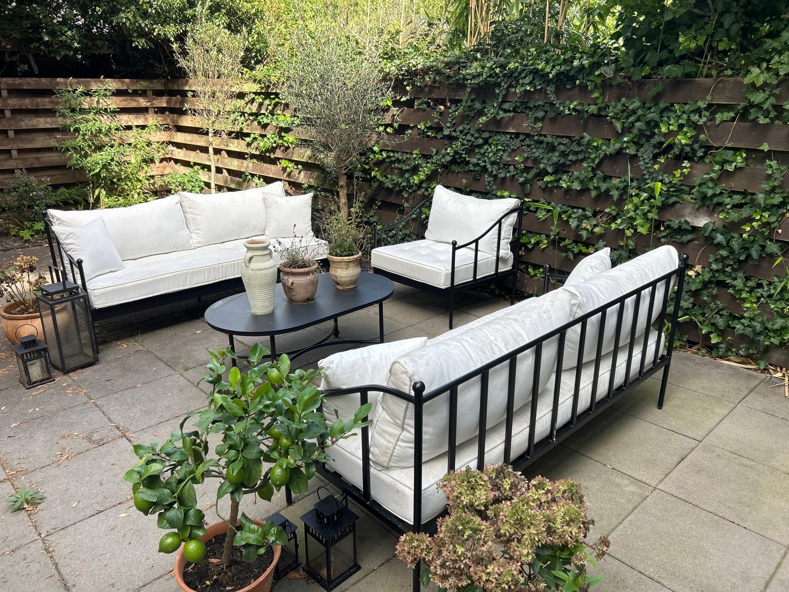 Luxe klassieke tuinset / italiaanse franse look, Ophalen of Verzenden