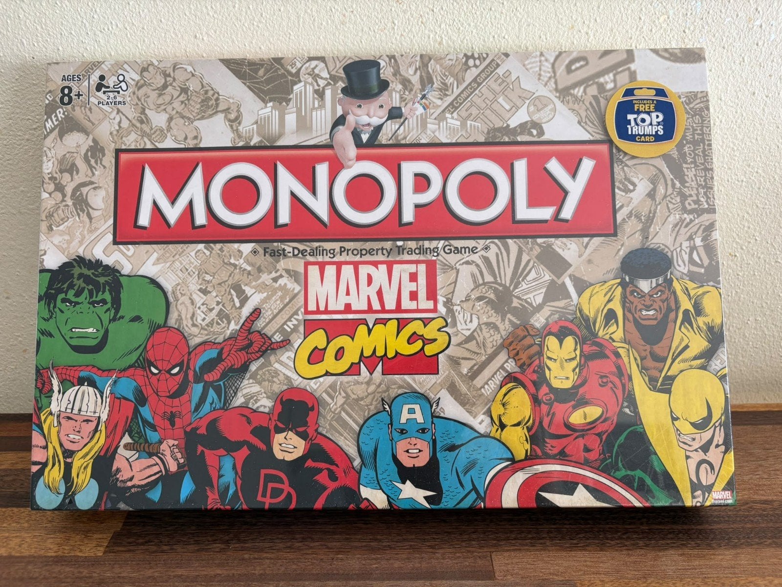 Monopoly Marvel Comics Editie - Bordspel Nieuw, Drie of vier spelers, Ophalen of Verzenden, Nieuw, Hasbro