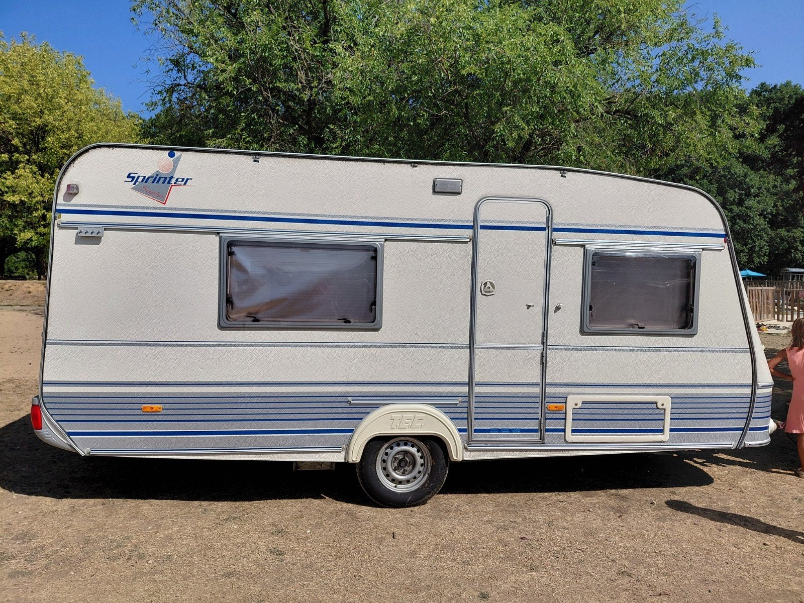 TEC Sprinter Caravan uit 1997 met voortent, luifel en nieuwe, Caravans en Kamperen, Treinzit, Particulier, Tot en met 5, 1000 - 1250 kg