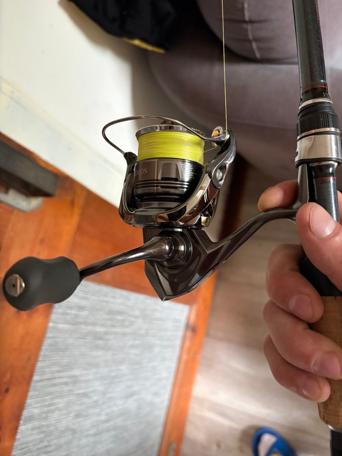 Shimano TwinPower c2000s nieuwstaat inc lijn / upgrade lager, Watersport en Boten, Hengelsport | Karpervissen, Ophalen of Verzenden