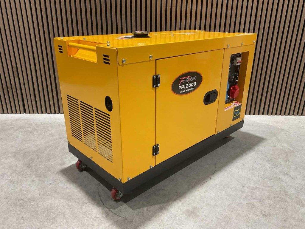 Fpower FP12000 diesel aggregaat/stroomgenerator‼️, Ophalen, Elektrisch startend, Dieselolie, Nieuw