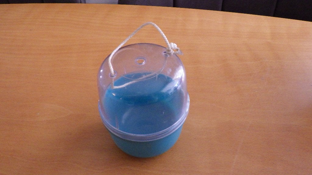 retro plastic wolcontainer, Ophalen of Verzenden, Overige typen