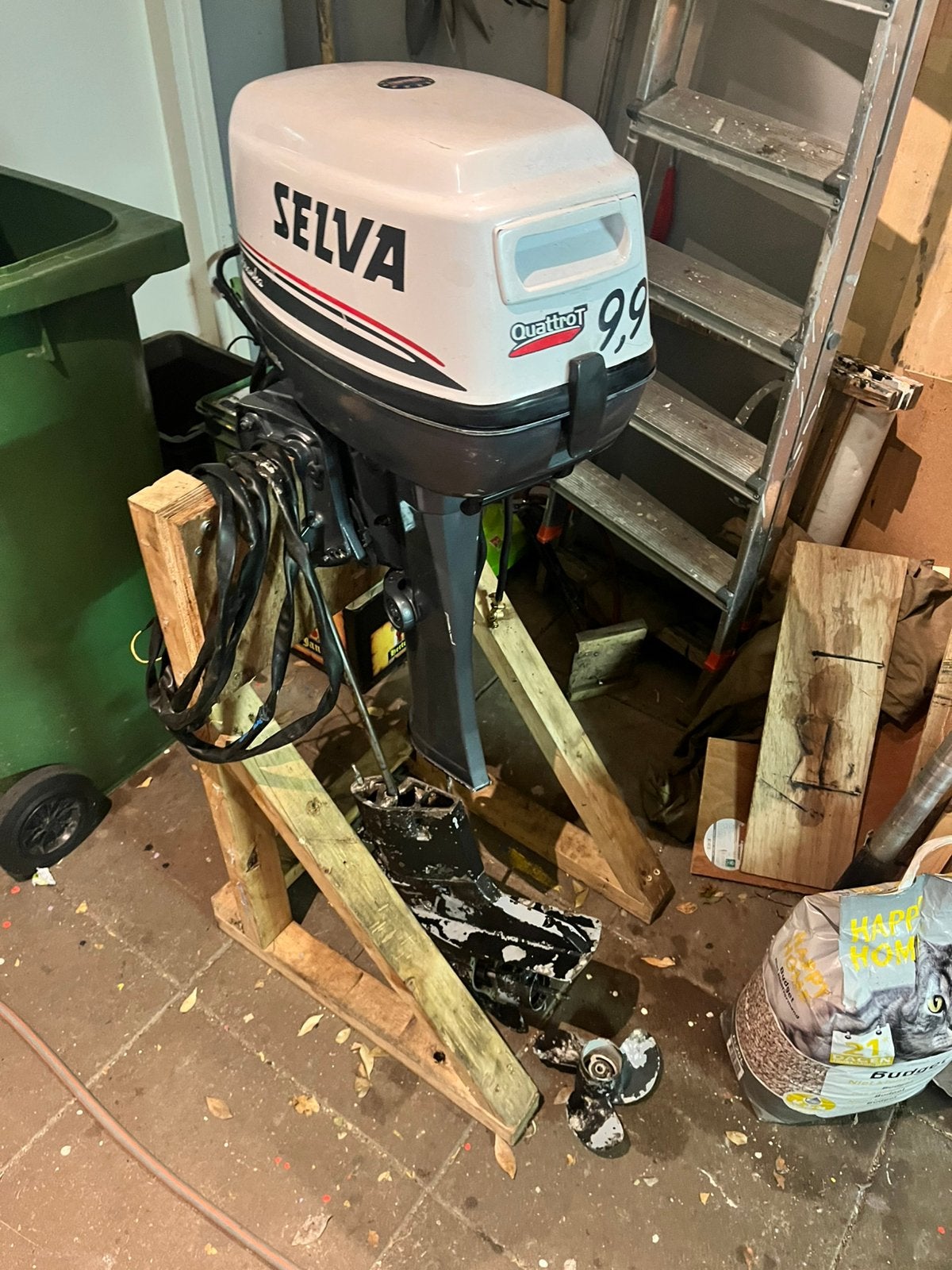 Selva 9,9pk 2012 opknapper buitenboordmotor, Ophalen, Gebruikt, Motor en Techniek, Motorboot