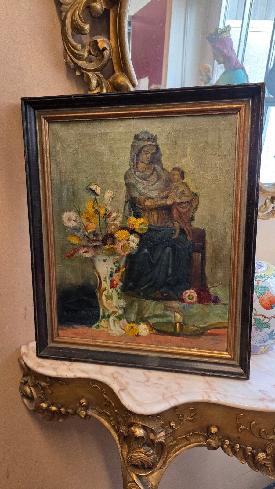 vroeg antiek religieus schilderij, Antiek en Kunst, Ophalen