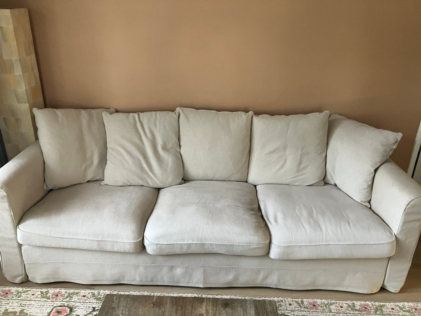 IKEA Gronlid driezitsbank met wasbare hoezen, Ophalen, Gebruikt, Driepersoons, 75 tot 100 cm