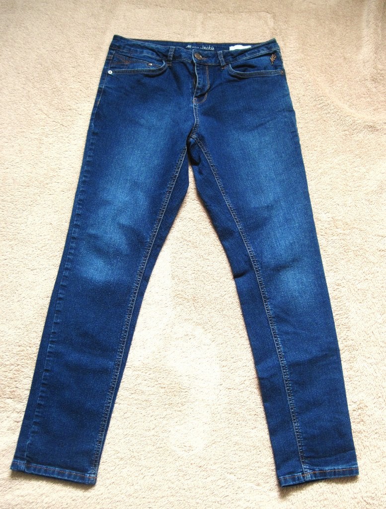 qsj  LEUKE DAMES JEANS van MISS E (Slim) Maat:40, Ophalen of Verzenden, Zo goed als nieuw, Blauw, W30 - W32 (confectie 38/40)