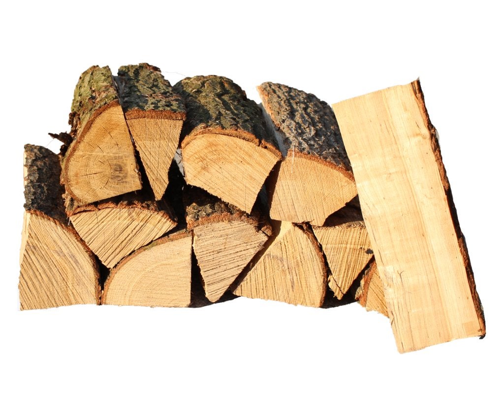 Haardhout ovengedroogd eiken en berken 25cm, Tuin en Terras, Haardhout, 3 tot 6 m³, Ophalen of Verzenden, Eikenhout, Blokken