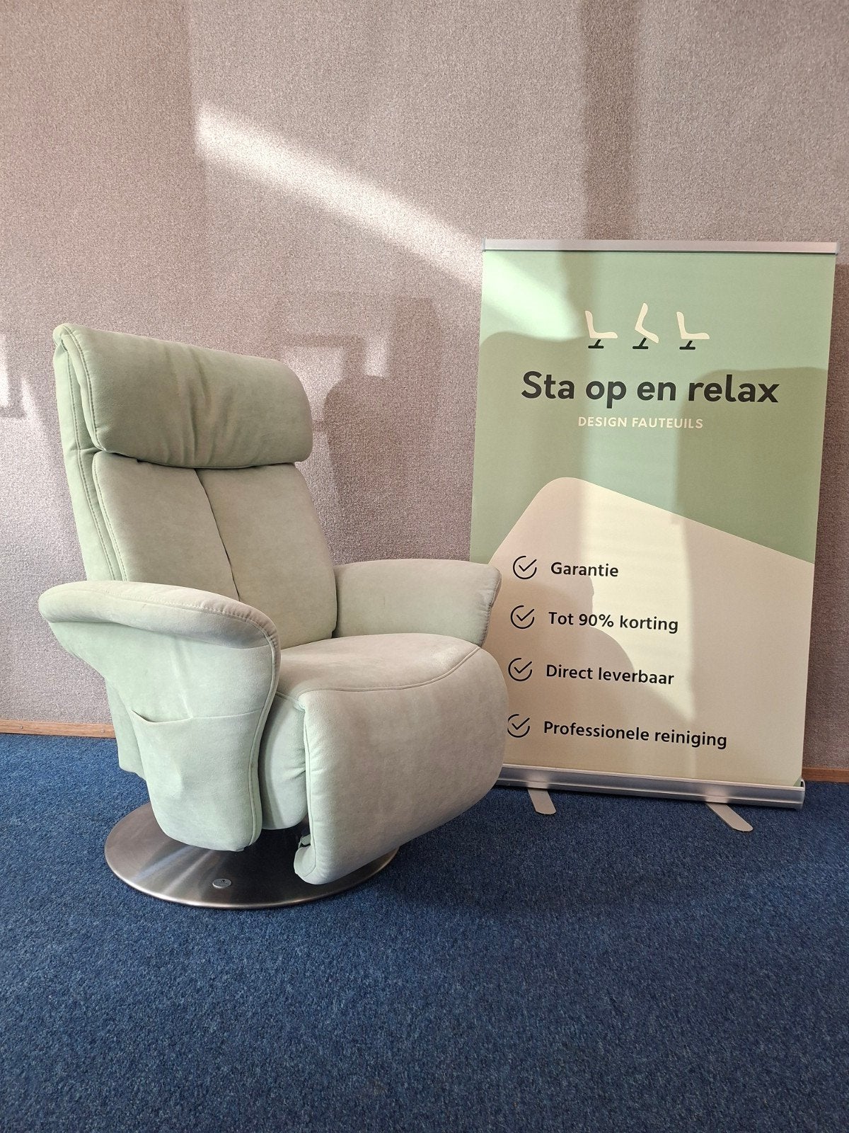 Sta op relax fauteuil Meubelzorg Sublime als nieuw!