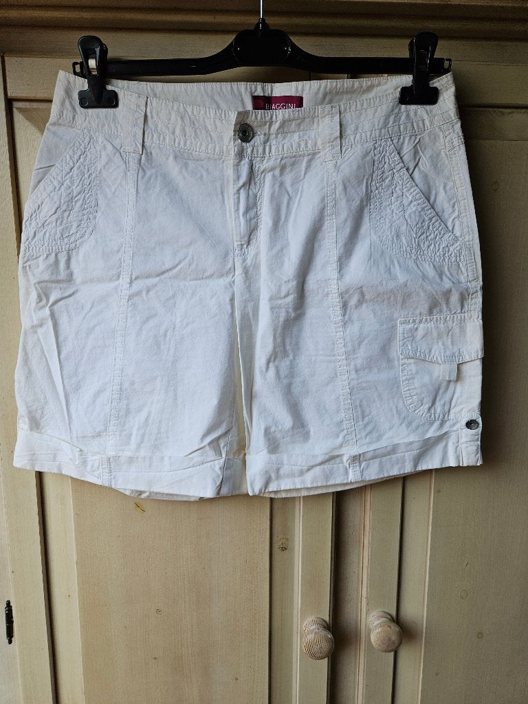 witte korte broek, Biaggini, maat 40, Kort, Verzenden, Wit, Nieuw