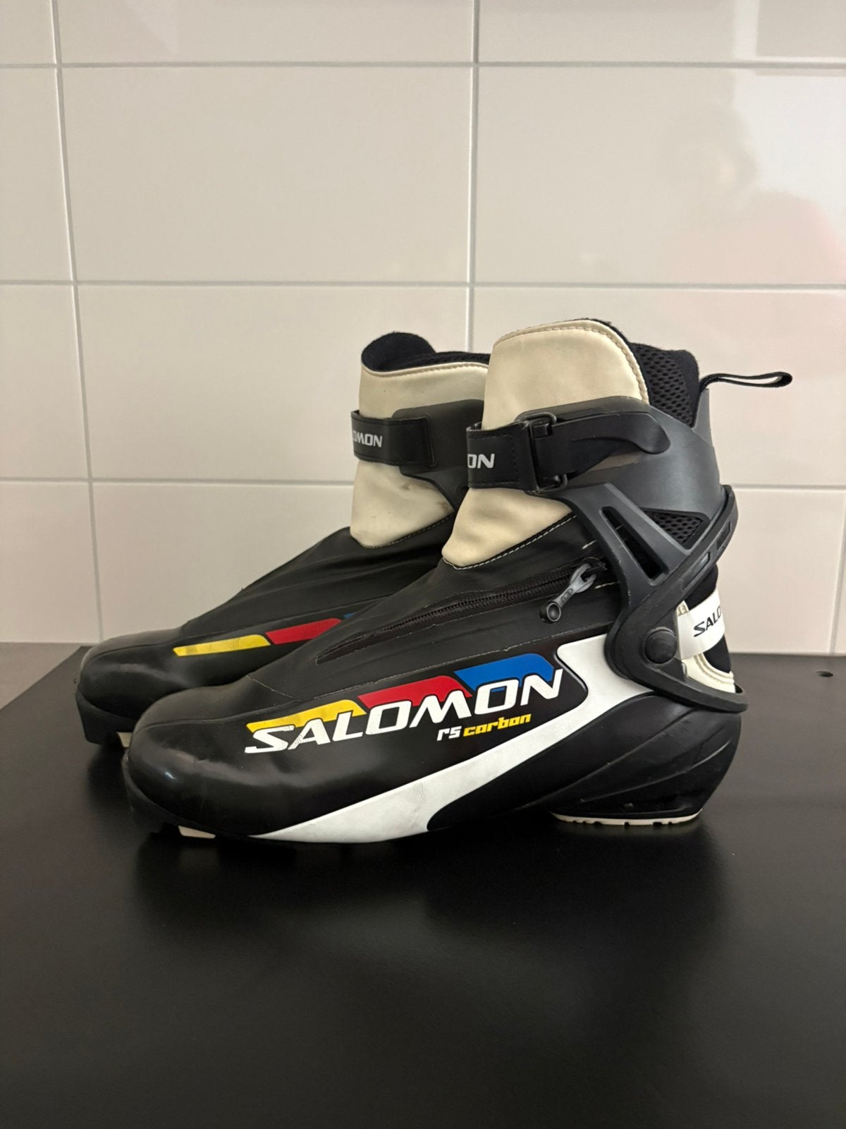 Salomon RS Carbon Freestyle Schaats/Langlauf schoenen&ijzers, Ophalen, Zo goed als nieuw, Noren, Overige merken
