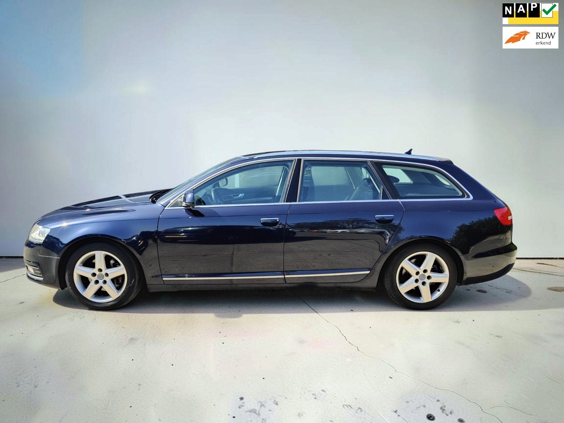 Audi A6 Avant 2.8 FSI Pro Line Business automaat, Auto's, Euro 5, Gebruikt, Blauw, 93 €/maand