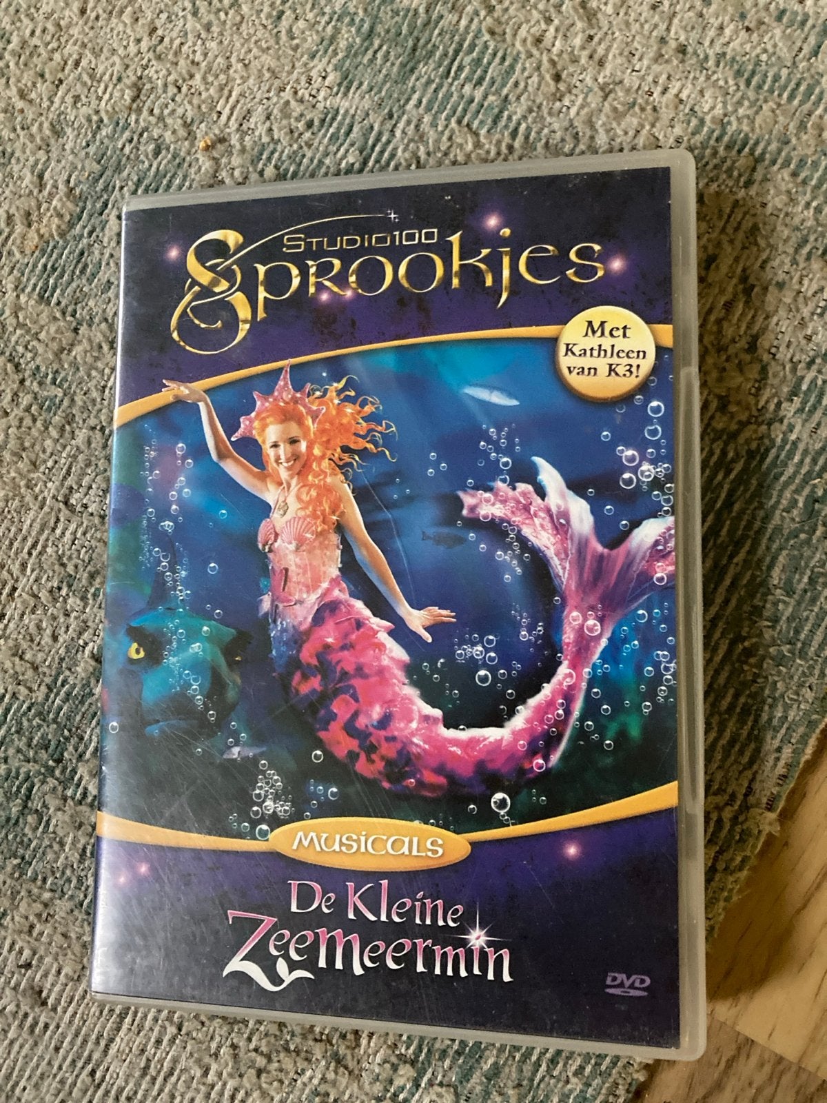 Studio 100 Sprookjes Musicals: De Kleine Zeemeermin DVD, Gebruikt, Alle leeftijden, Sprookjes, Film