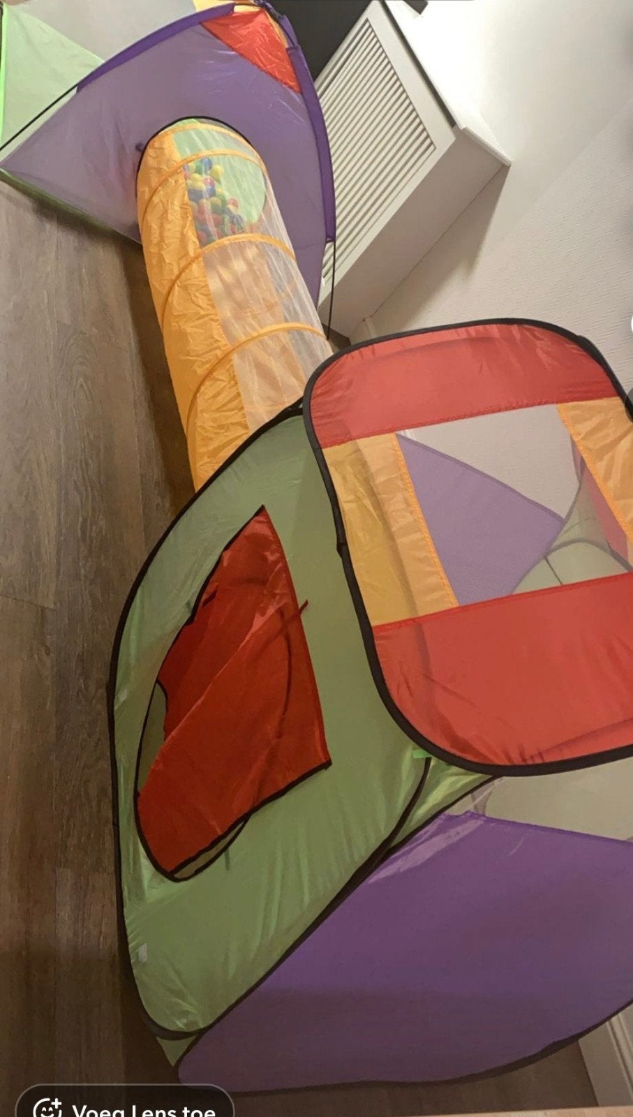 Kindertent Speeltent met Ballenbak en Tunnel, Ophalen of Verzenden, Gebruikt, Jongen of Meisje