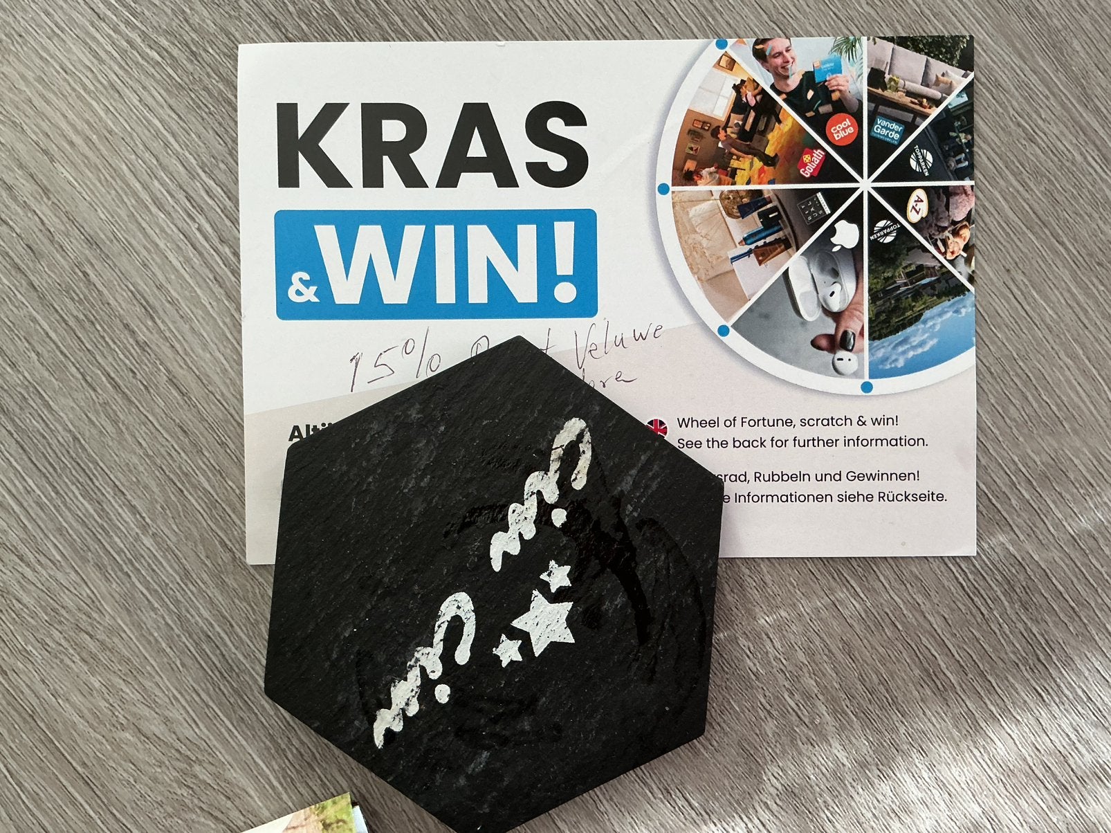 15 % korting bij topparken, Eén persoon, Kortingsbon