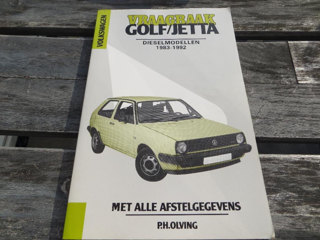 Vraagbaak Volkswagen Golf, VW Jetta diesel, GTD, Turbo 83-92, Ophalen of Verzenden