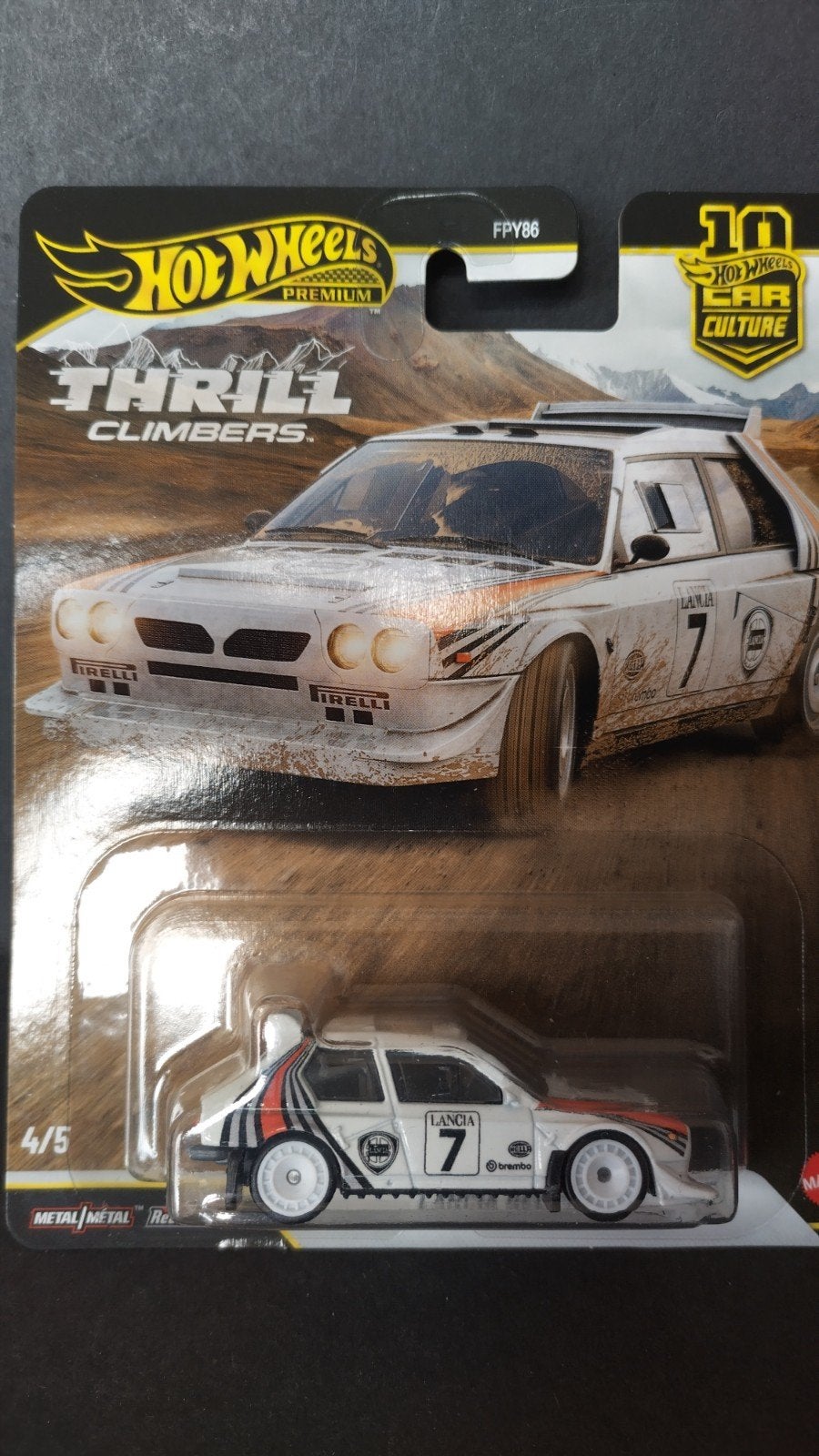 Lancia Delta S4 1:64 Hotwheels Premium Thrill Climbers Pol, Auto, Verzenden, Nieuw, M