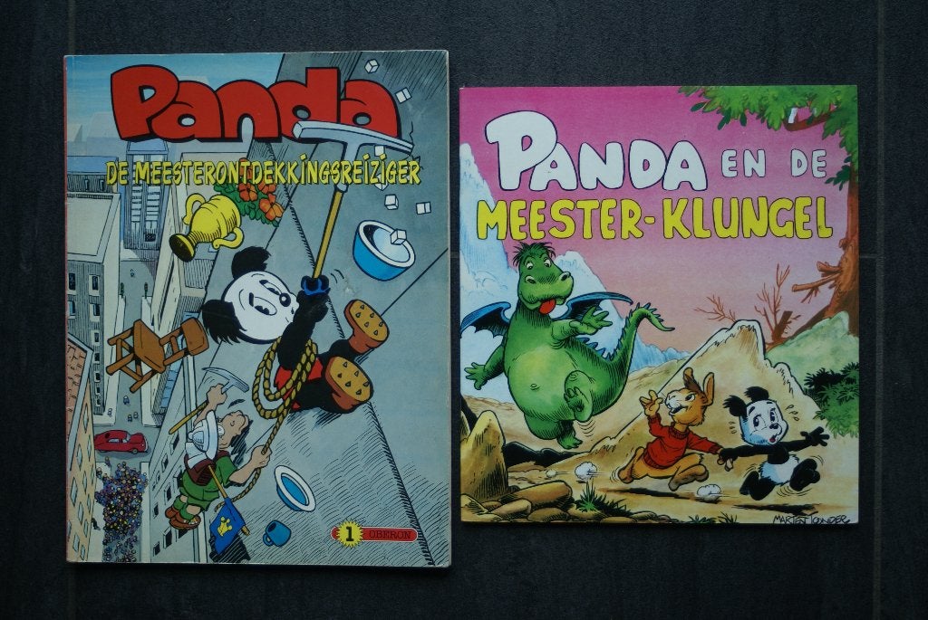 De MEESTERONTDEKKINGSREIZIGER/ PANDA en de MEESTER-KLUNGEL, Meerdere stripboeken, Ophalen of Verzenden, Zo goed als nieuw