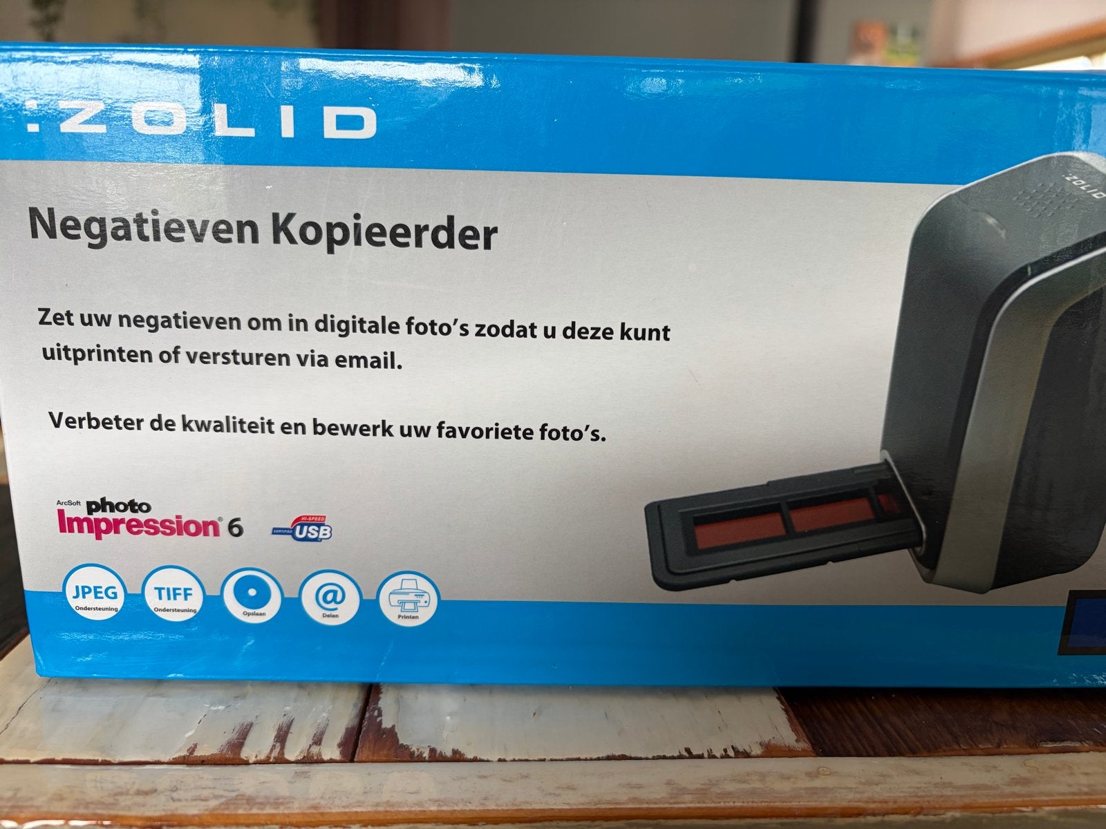 Zolid Negatieven Kopieerder - Digitaliseer uw oude foto's, Ophalen of Verzenden, Zo goed als nieuw